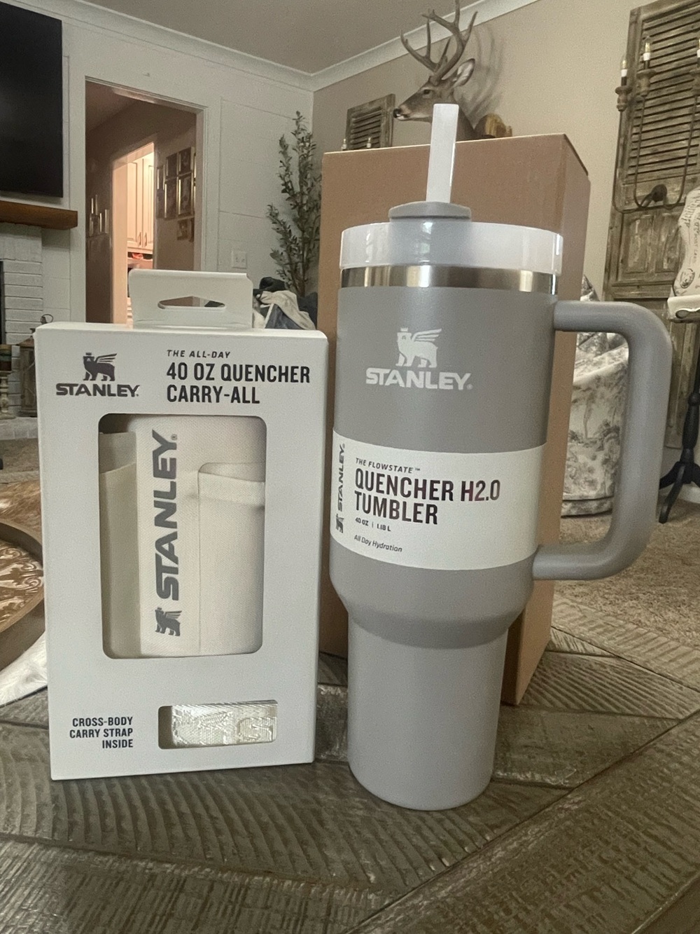 NWT Stanley 40 oz tumbler and NWT Quencher Carry All